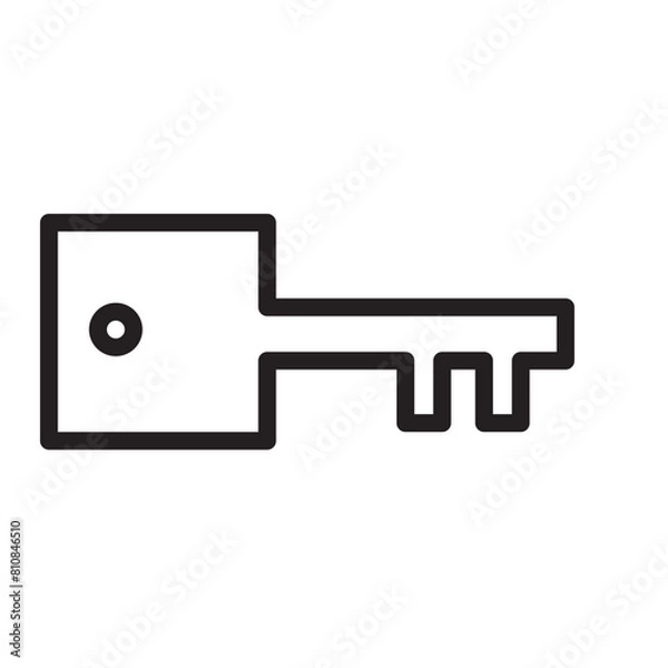 Obraz Lock Line Icon