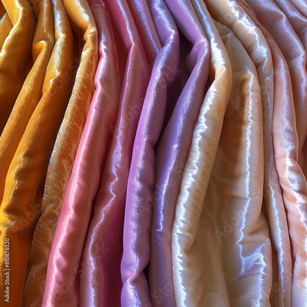Obraz fabric texture of soft velvet in various colors