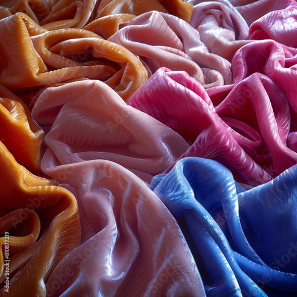 Obraz fabric texture of soft velvet in various colors
