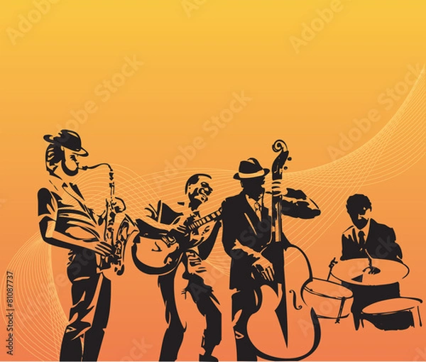 Obraz Muzycy jazzowi