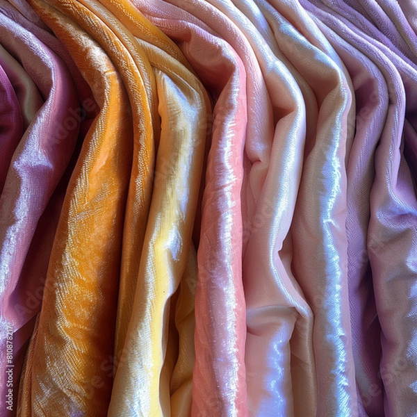 Obraz fabric texture of soft velvet in various colors