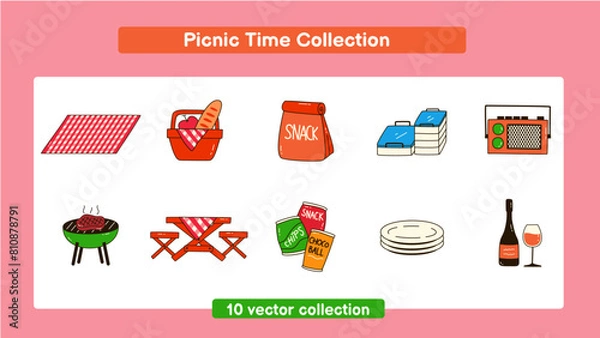 Fototapeta Picnic Time Collection