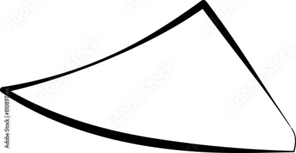Fototapeta ink outline abstract