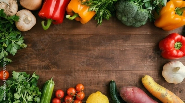 Fototapeta Arranging Vegetables with Style