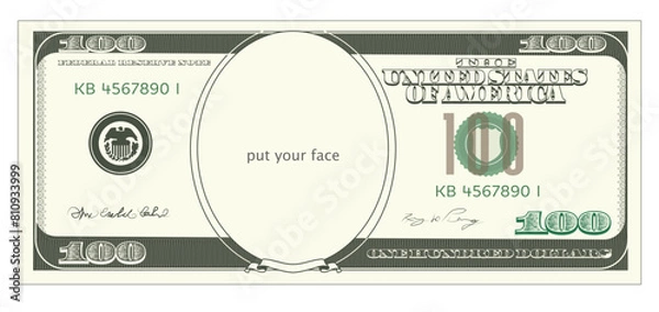 Obraz 100 DOLARES