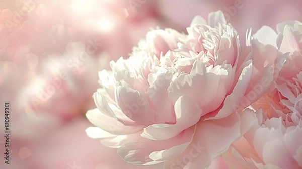 Obraz Ethereal Pink Peonies with Soft Bokeh