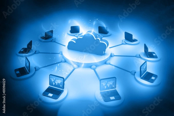 Obraz Cloud computing concept..