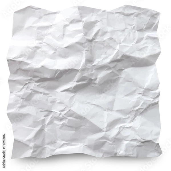 Fototapeta Crumpled paper