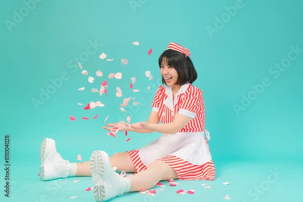 Fototapeta アメリカンダイナー風店員