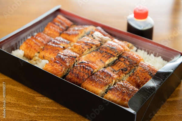 Fototapeta うな重弁当