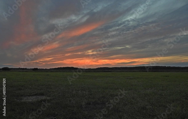 Obraz zachód słońca