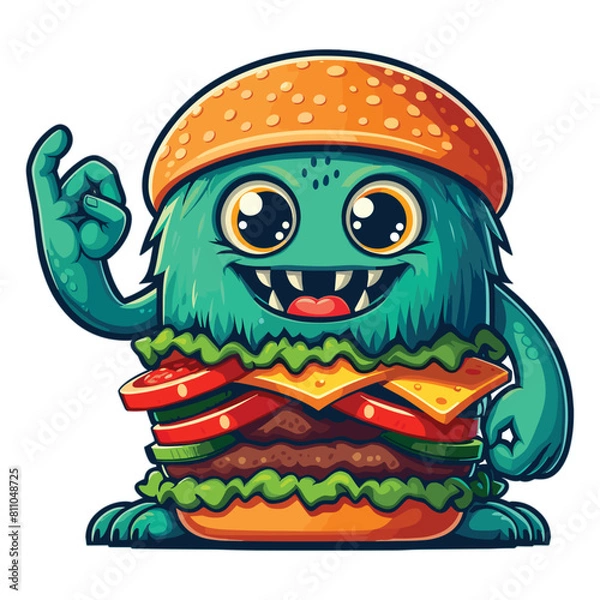 Fototapeta giant burger-02.eps