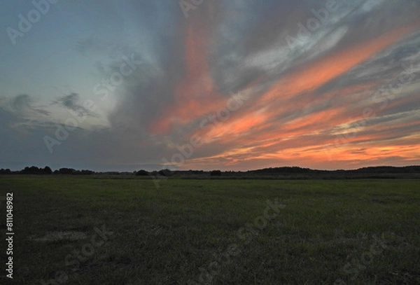 Obraz zachód słońca