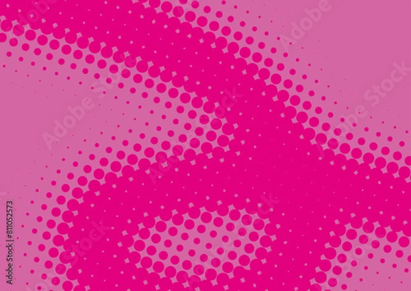 Fototapeta Pop art pink and magenta retro comic background, vector eps10