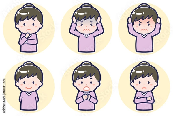 Obraz ミニ_ポーズ_女性02_05