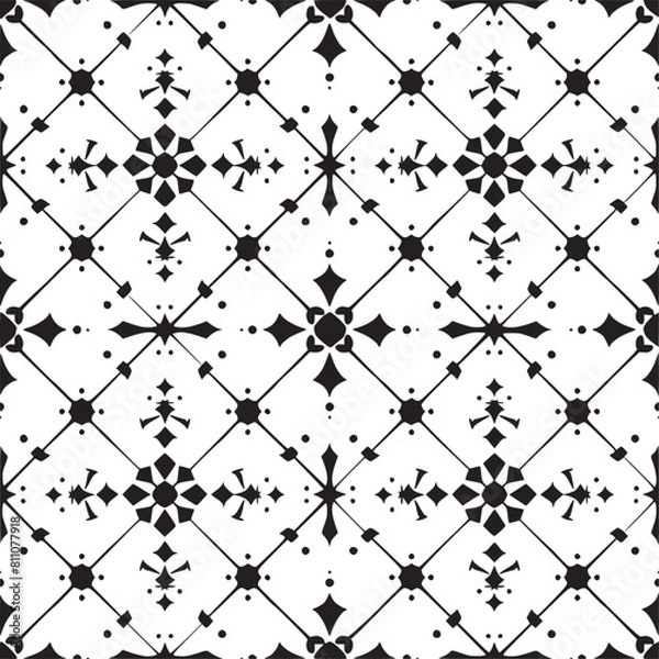 Fototapeta geometric simple minimalistic seamless pattern