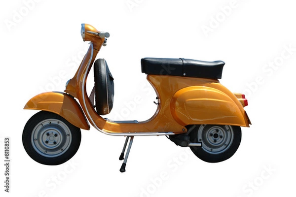 Obraz Vintage skuter vespa (ścieżka w zestawie)