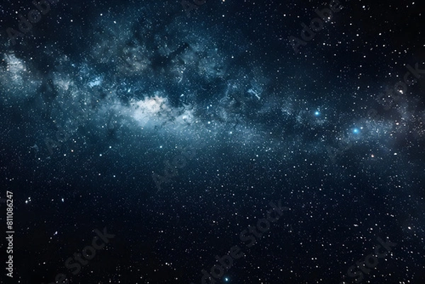 Fototapeta Abstract dark space stars and galaxy background 