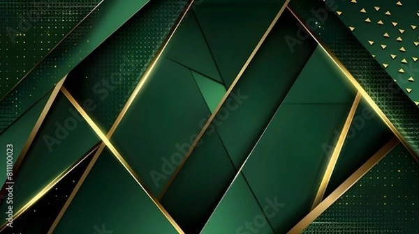 Fototapeta Abstract luxury background with golden elements and shining light effect decoration, Luxury background design concept.
