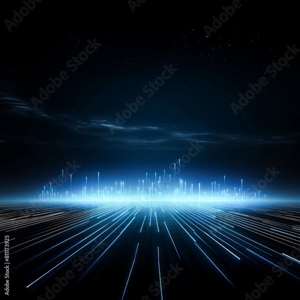 Fototapeta background with lots spots, abstract technology background, abstract light background, abstract binary code,  