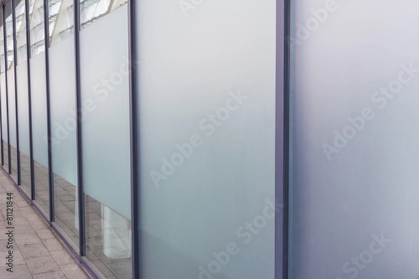 Obraz Matt gray facade outdoor close up