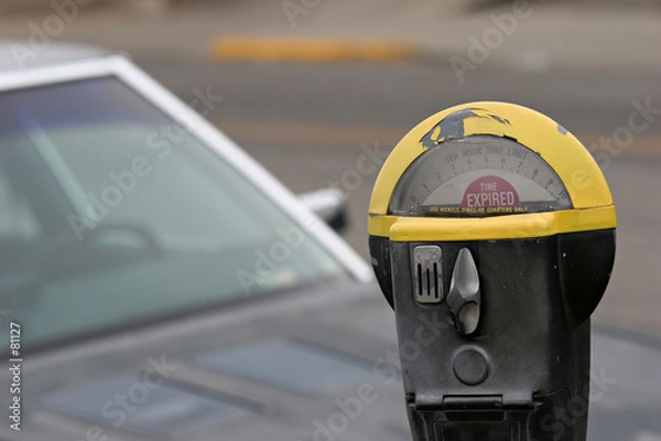 Fototapeta parking meter