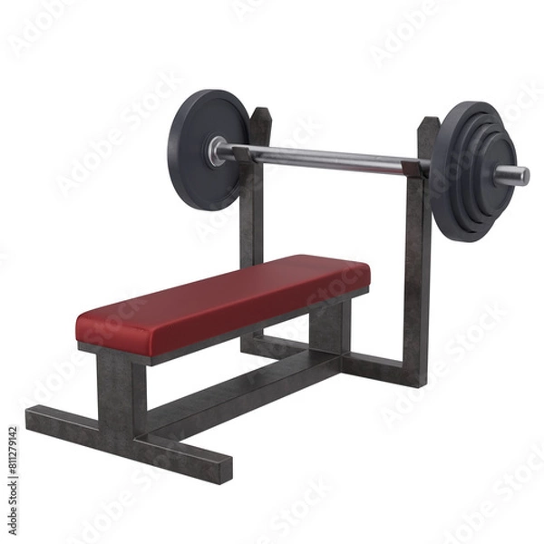 Obraz dumbbell isolated on white