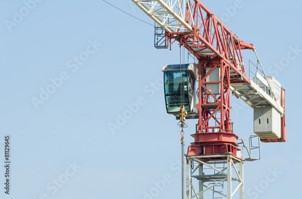 Fototapeta Tower Crane Closeup