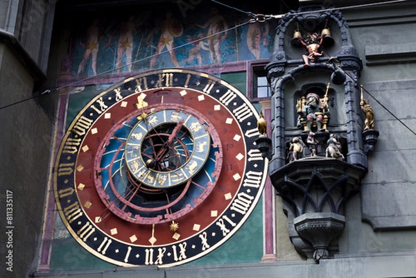 Fototapeta Astronomic clock in Bern, Switzerland