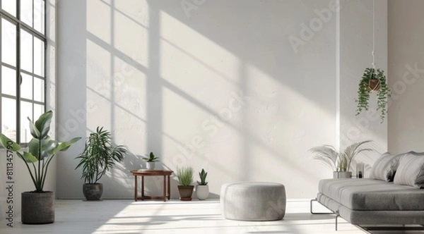 Fototapeta modern living room with a window