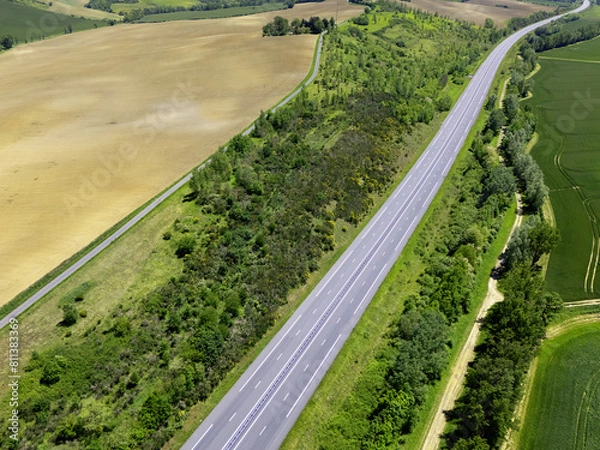 Obraz Autoroute vide