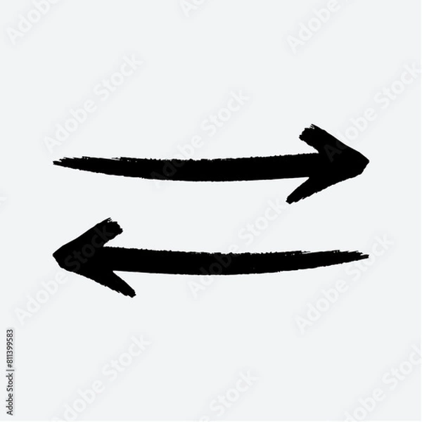 Obraz Arrow set Vector Arrows directions signs