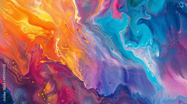Obraz bright abstract background painting