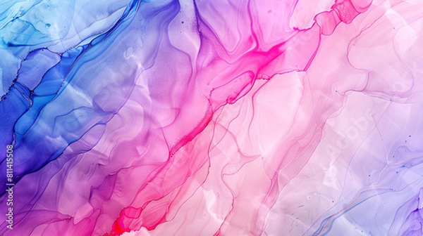 Obraz Marble ink abstract art from meticulous original painting abstract background . Painting was painted on high quality paper texture to create smooth marble background pattern of ombre alcohol ink .