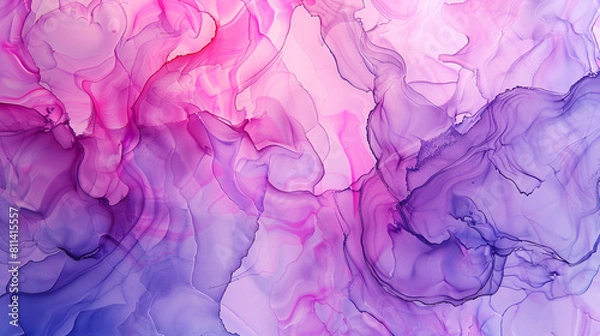 Obraz Marble ink abstract art from exquisite original painting for abstract background . Painting was painted on high quality paper texture to create smooth marble background pattern of ombre alcohol ink