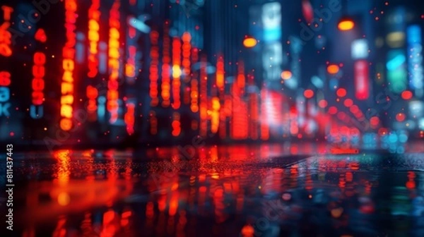 Fototapeta background with lights