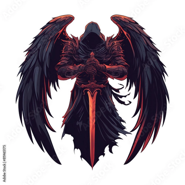 Obraz Dark grim reaper illustration