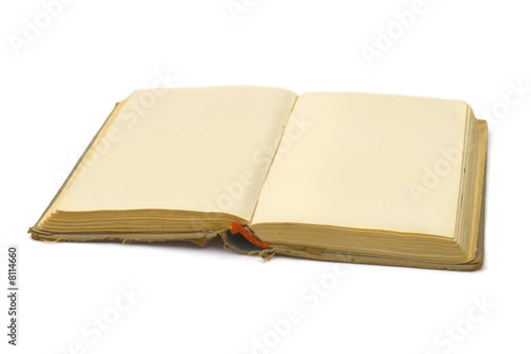 Fototapeta Opened retro book