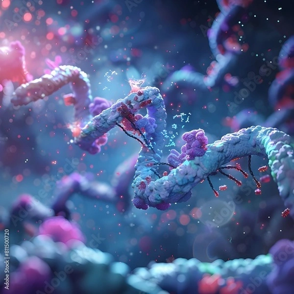 Obraz visual representation depicting the molecular process of EGFR inhibition by Osimertinib, even in the context of the T790M mutation. 