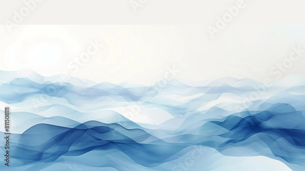 Fototapeta 
The image, as suggested by the URL, is likely an abstract background featuring light blue water waves, which could be suitable for use as a visual backdrop in various media due to its artistic and fl