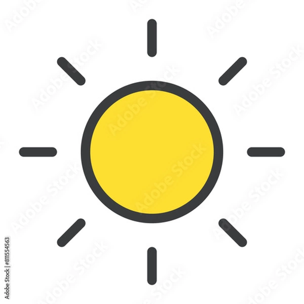 Fototapeta Sunny Icon