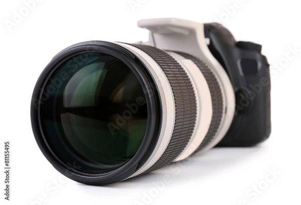 Obraz digital photo camera isolated on white