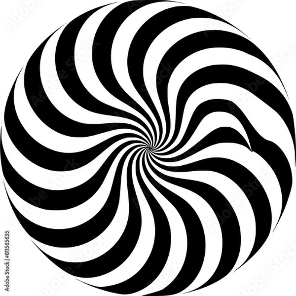 Fototapeta Spiral svg, Abstract squiggle, Squiggly, curvy lines, Monochrome geometric pattern, spirals svg, cut file, Cricut silhouette, spiral clipart, Optical Illusion 8 SVG Bundle. Optical Illusion Bundle