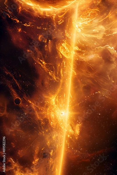 Obraz Swirling Currents of Cosmic Energy:The Journey of Solar Wind from Sun's Corona to Heliosphere