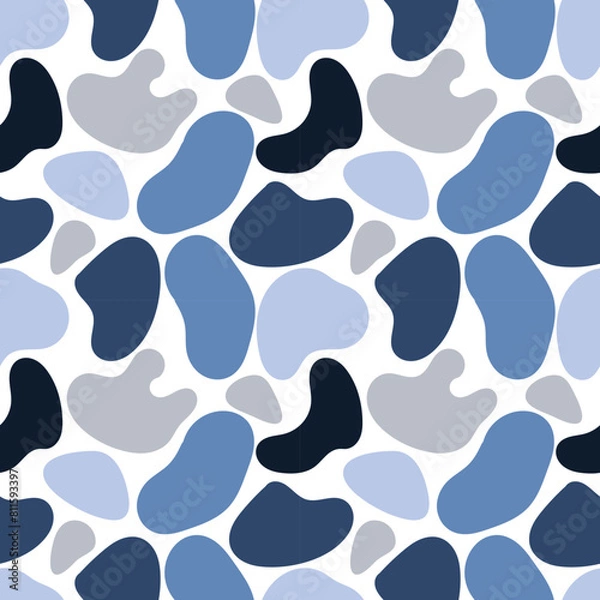 Fototapeta abstract seamless pattern, texture for bedding, fabric, wallpaper, wrapping paper, textile.