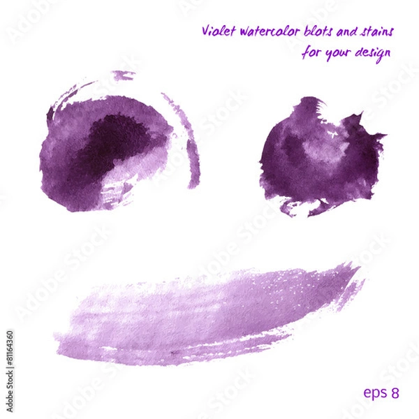 Fototapeta watercolor brush strokes