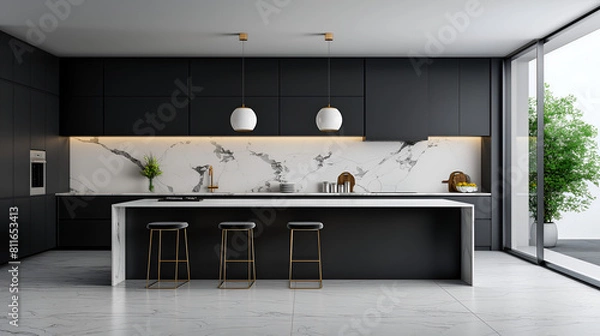 Obraz modern kitchen interior