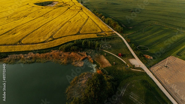 Obraz Wiejski krajobraz