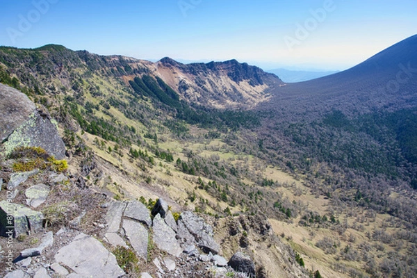 Fototapeta 浅間山外輪山トレッキング
