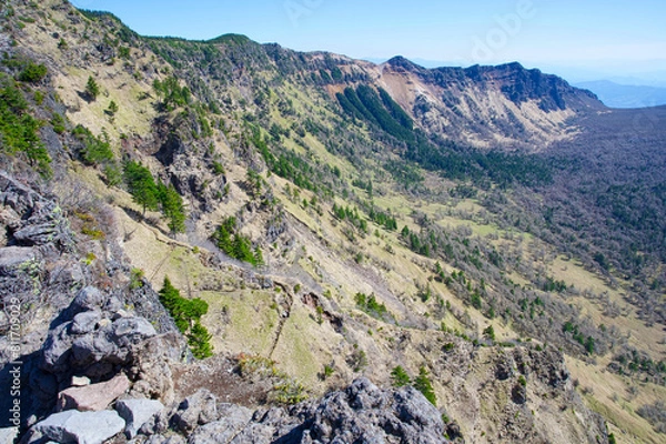Fototapeta 浅間山外輪山トレッキング
